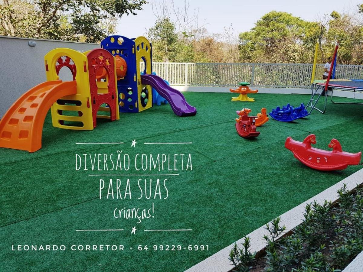 Park Veredas Com Acesso Ao Rio No Fundo Rio Quente Dış mekan fotoğraf