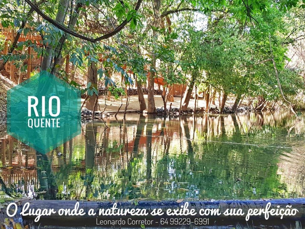 Park Veredas Com Acesso Ao Rio No Fundo Rio Quente Dış mekan fotoğraf